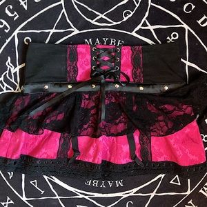TRIPP NYC pink and black skirt